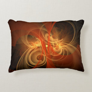 Morning Magic Modern Abstract Light Energy Art Accent Pillow