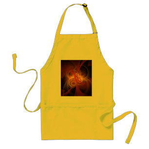 Morning Magic Modern Abstract Light Energy Art Adult Apron