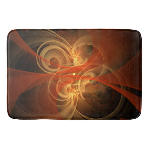 Morning Magic Modern Abstract Light Energy Art Bathroom Mat