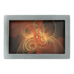 Morning Magic Modern Abstract Light Energy Art Belt Buckle