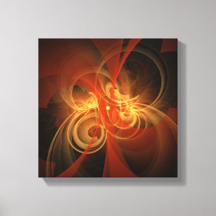 Morning Magic Modern Abstract Light Energy Art Canvas Print