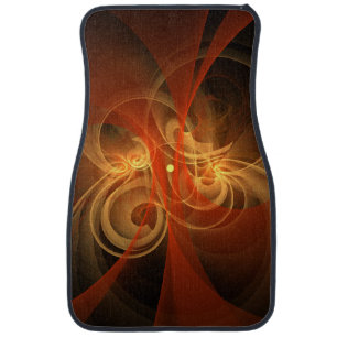 Morning Magic Modern Abstract Light Energy Art Car Floor Mat