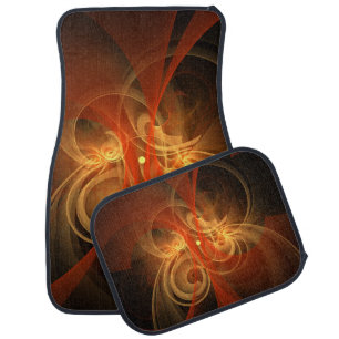 Morning Magic Modern Abstract Light Energy Art Car Mat