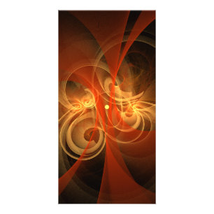 Morning Magic Modern Abstract Light Energy Art Card