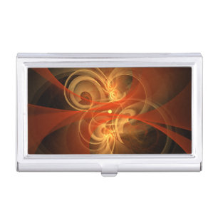 Morning Magic Modern Abstract Light Energy Art Case For Business Cards