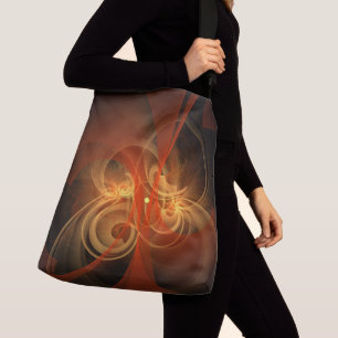 Morning Magic Modern Abstract Light Energy Art Crossbody Bag