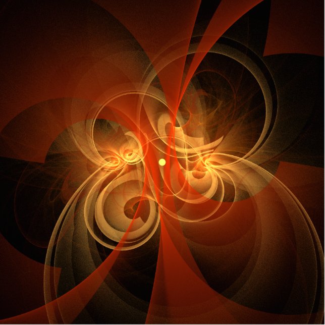 Morning Magic Modern Abstract Light Energy Art Cutout (Front)