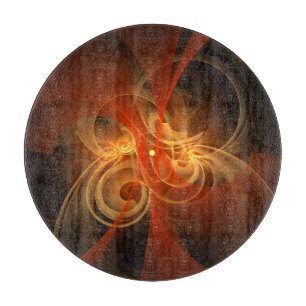 Morning Magic Modern Abstract Light Energy Art Cutting Board