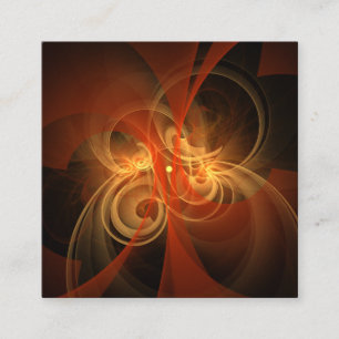 Morning Magic Modern Abstract Light Energy Art Enclosure Card