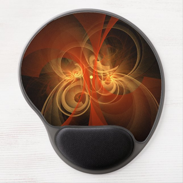 Morning Magic Modern Abstract Light Energy Art Gel Mouse Pad (Front)
