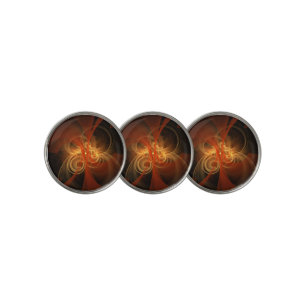 Morning Magic Modern Abstract Light Energy Art Golf Ball Marker