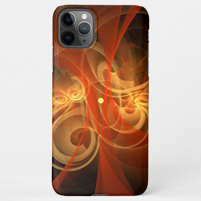 Morning Magic Modern Abstract Light Energy Art iPhone Case (Back)