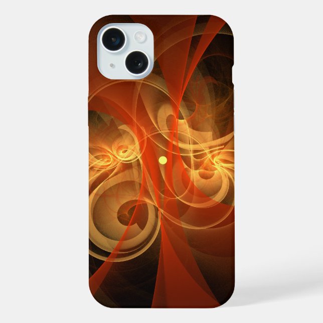 Morning Magic Modern Abstract Light Energy Art iPhone Case (Back)