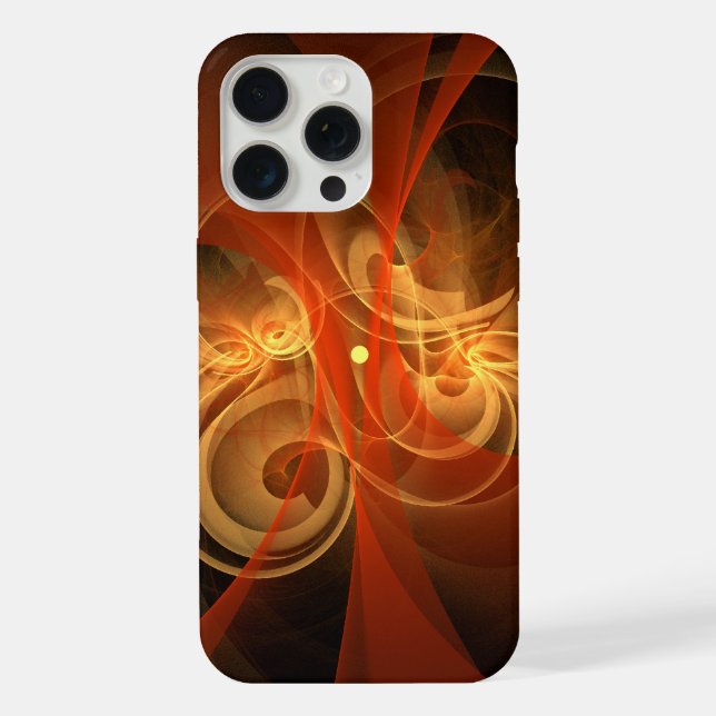 Morning Magic Modern Abstract Light Energy Art iPhone Case (Back)
