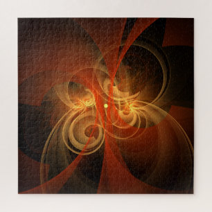 Morning Magic Modern Abstract Light Energy Art Jigsaw Puzzle