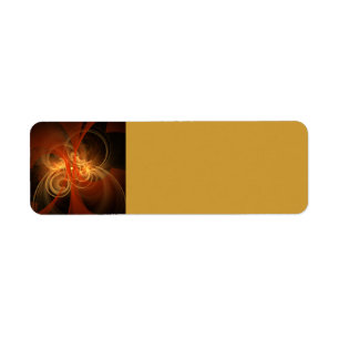 Morning Magic Modern Abstract Light Energy Art Label