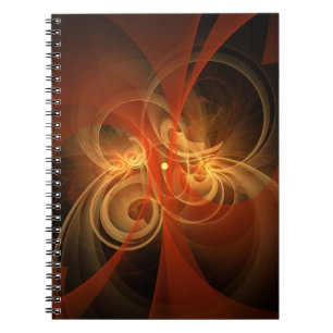 Morning Magic Modern Abstract Light Energy Art Notebook