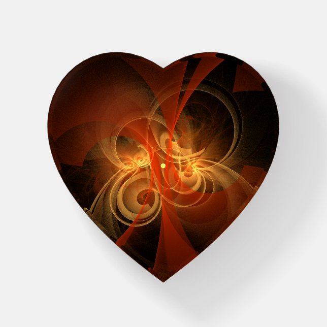 Morning Magic Modern Abstract Light Energy Art Paperweight (Front)