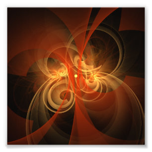 Morning Magic Modern Abstract Light Energy Art Photo Print