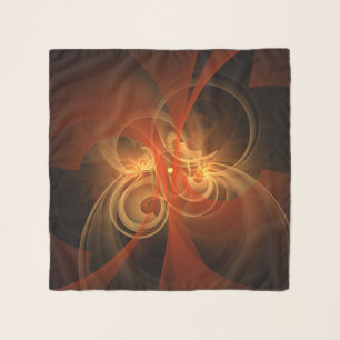 Morning Magic Modern Abstract Light Energy Art Scarf