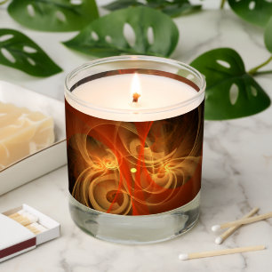 Morning Magic Modern Abstract Light Energy Art Scented Candle