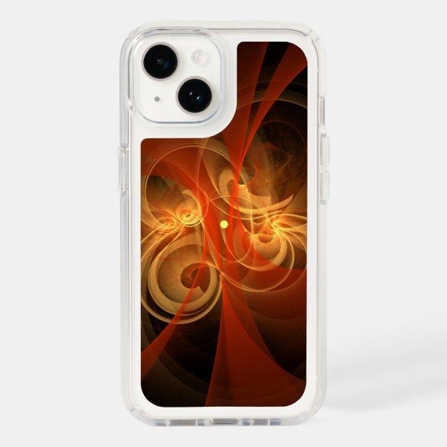 Morning Magic Modern Abstract Light Energy Art Speck iPhone Case (Front)