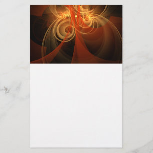 Morning Magic Modern Abstract Light Energy Art Stationery