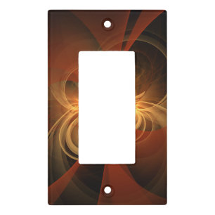 Morning Magic Modern Abstract Light Energy Art Switch Cover