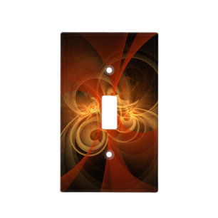 Morning Magic Modern Abstract Light Energy Art Switch Cover