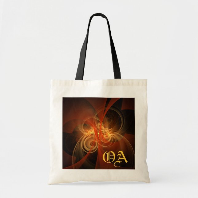 Morning Magic Modern Abstract Light Energy Art Tote Bag (Front)