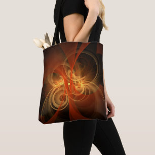 Morning Magic Modern Abstract Light Energy Art Tote Bag