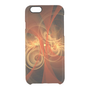 Morning Magic Modern Abstract Light Energy Art Clear iPhone 6/6S Case