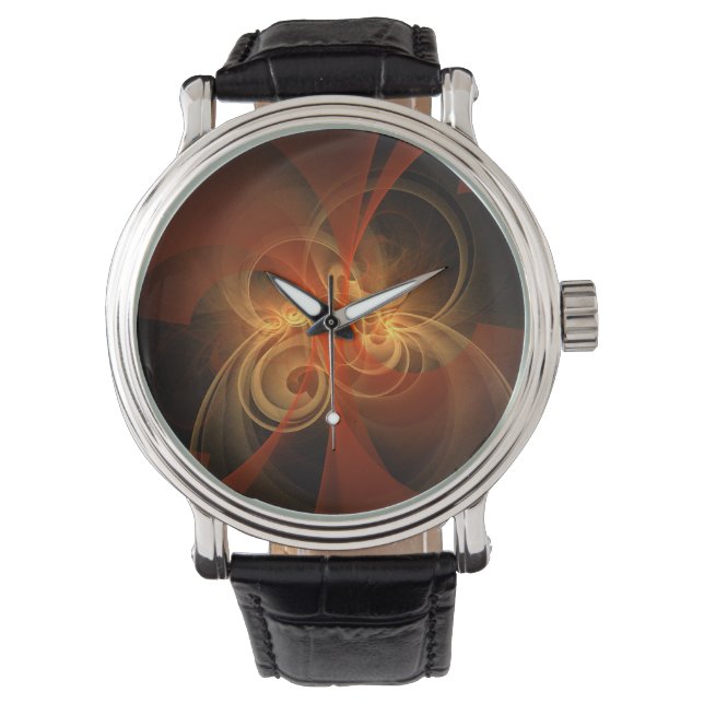 Morning Magic Modern Abstract Light Energy Art Watch (Front)