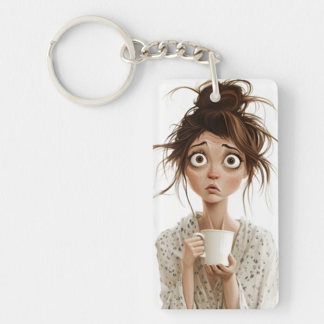 Morning Mayhem Keychain (Front)