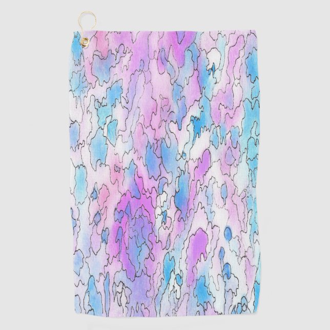 Morning Maze Golf Towel (Front)