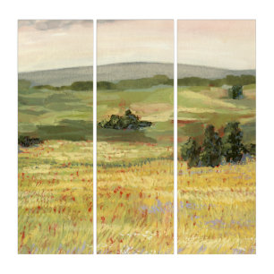 Morning Meadow Triptych