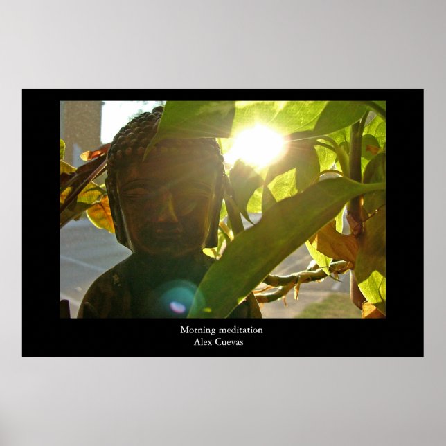 Morning meditation poster (Front)