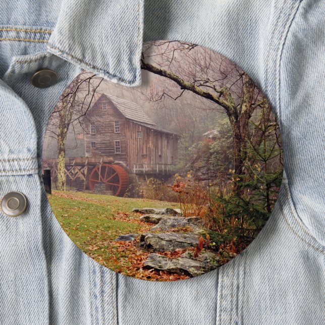 Morning Mist Button (In Situ)