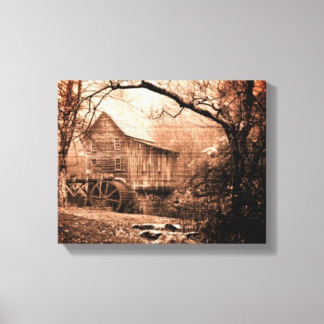 Morning Mist Canvas Print (Front)