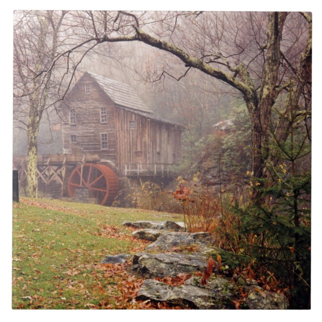 Morning Mist Ceramic Tile (Front)