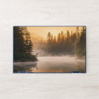 Morning Mist on River in the Pines HP Laptop Skin