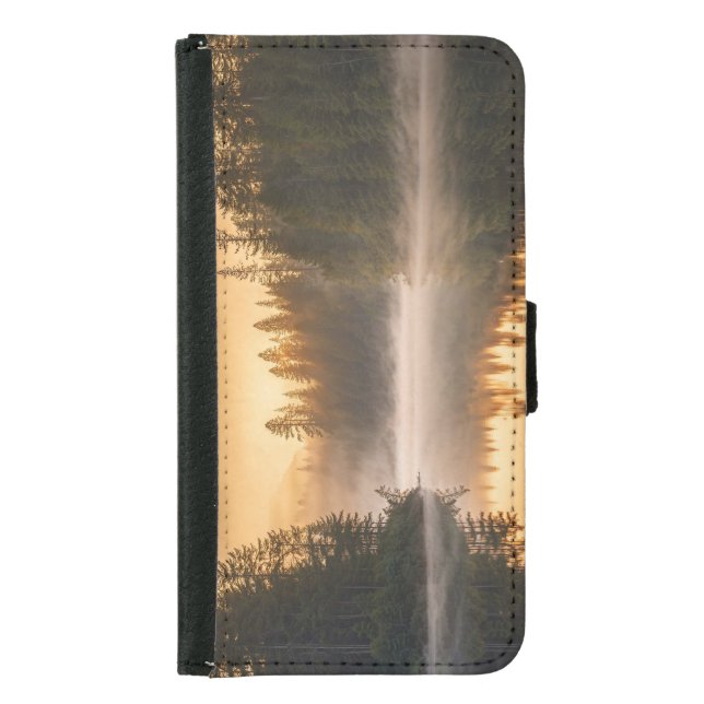 Morning Mist on River in the Pines Samsung Galaxy Wallet Case (Front)