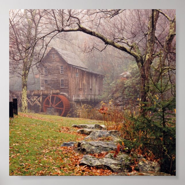 Morning Mist Poster (Front)