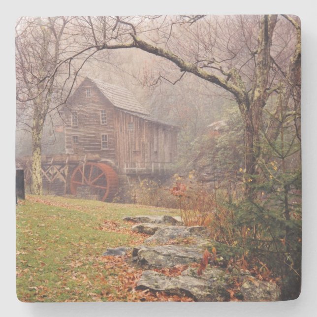 Morning Mist Stone Coaster (Front)