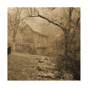 Morning Mist Wood Wall Decor