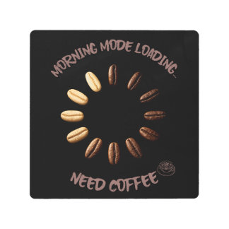 Morning Mode Loading Metal Print
