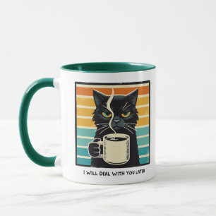 Morning Mood Cat Coffee Mug