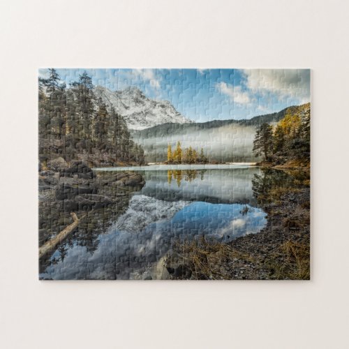 Morning Mood  Lake Eibsee Jigsaw Puzzle