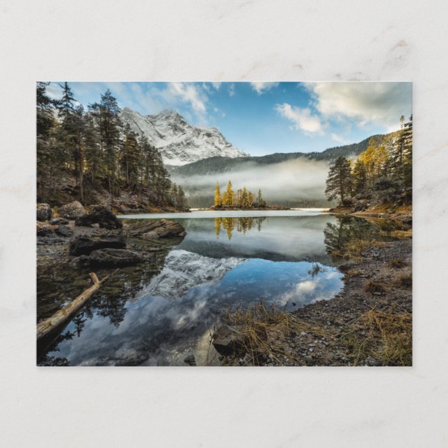 Morning Mood | Lake Eibsee Postcard (Front)