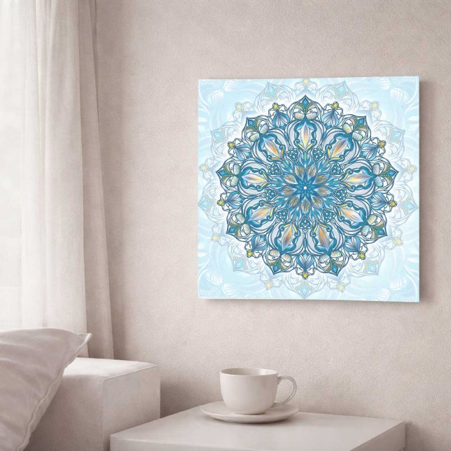 "Morning Mood" Mandala Acrylic Wall Art (Bring the fresh renewal of morning's promise to your space.)